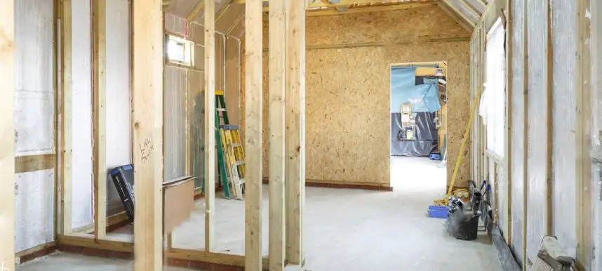 aanbouw of uitbouw werkzaamheden