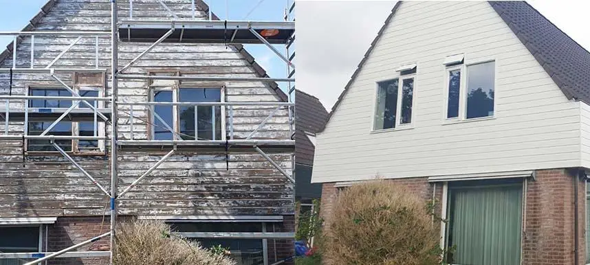 Banner voor na schilderwerk