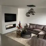 Aanbouw woning binnen