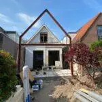 Verbouw en aanbouw woning Heiloo staalconstructie
