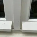 Houtrot reparatie - Nieuwe ramen onderdetail